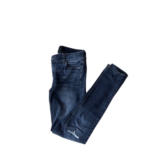 White House Black Market Denim - White House Black Market women's blue skinny jeans, size 00P